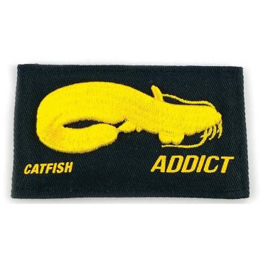 Vaihdettava Tarra Fishxplorer Lippikseen / Pipoon Addict Sampi - Musta Fxp-patchasib