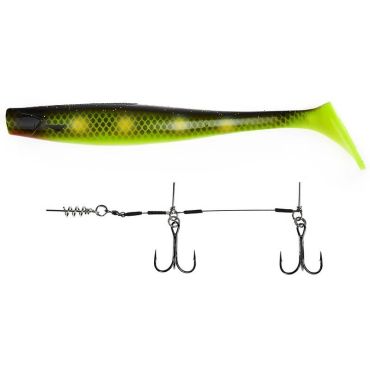 Varusteltu Pehmeä Viehe Lucky John Kubira Swim Shad Set 10,3" - 26cm Kubira10setset-pg21