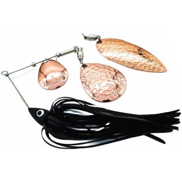Spinnerbait 10 Ten Feet Under Po-boy Tandem Blade - 8.9g Po-b-tand-#03black