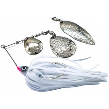 Spinnerbait 10 Ten Feet Under Po-boy Tandem Blade - 8.9g Po-b-tand-#05white