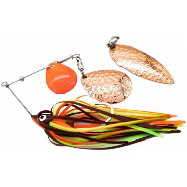 Spinnerbait 10 Ten Feet Under Po-boy Tandem Blade - 8.9g Po-b-tand-#06crawdad