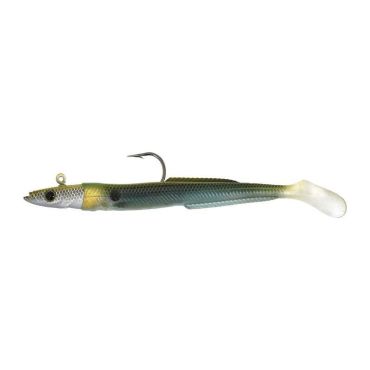 Varusteltu Pehmeä Viehe Hyperlastics Sandyll 4.5' Natural Jighead - 14.6cm Sandyll4.5nj21sae