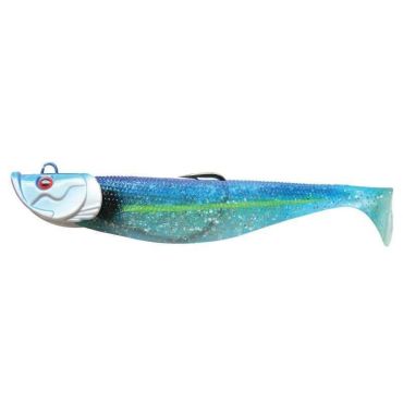 Koukulla Varustettu Pehmeä Viehe Flashmer Blue Shad - 8cm Shb8db