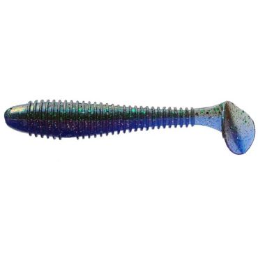 Pehmeä Viehe Crazy Fish Vibro Fat - 10cm - Pakkaus 4 Vibrofat4-50d