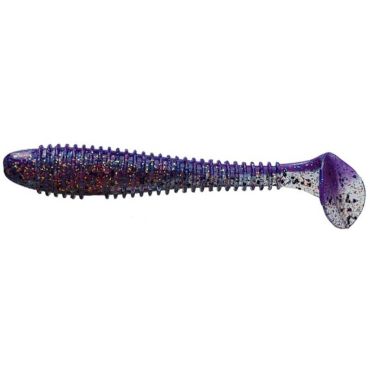 Pehmeä Viehe Crazy Fish Vibro Fat - 10cm - Pakkaus 4 Vibrofat4-51d