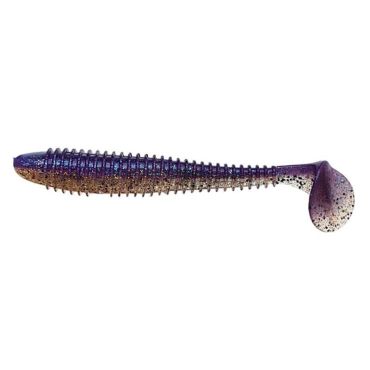 Pehmeä Viehe Crazy Fish Vibro Fat 5.8" - 14.5cm - Pakkaus 3 Vibrofat58-51d