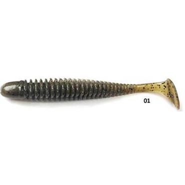 Pehmeä Viehe Noike Ninja Shad 4" - 10cm - Pakkaus 7 Wobbleshad4-01