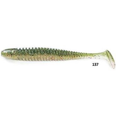 Pehmeä Viehe Noike Ninja Shad 4" - 10cm - Pakkaus 7 Wobbleshad4-137