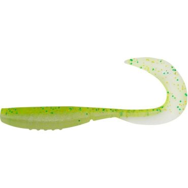 Pehmeä Viehe Megabass X-layer Curly - 12.5cm - Pakkaus 5 Xlayercurly5lime