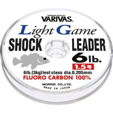 Merelle Tarkoitettu Fluorocarboni Varivas Light Game Shock Leader Mebaru - 30m Var-fllgm7