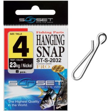 Merikiinnitin Sunset Hanging Snap St-s-2032 - Pakkaus 8 Stsab1033n423kg