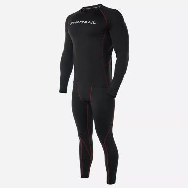 Miesten Alusvaatteet Finntrail Thermo S Black 6304 - Musta 6304black-l