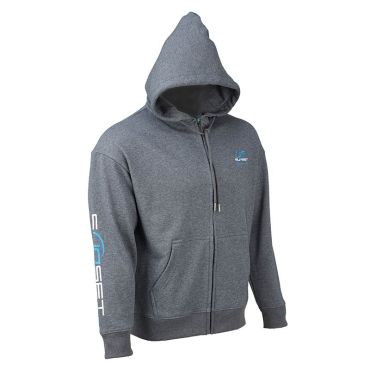 Miesten Collegepaita Sunset Hoody Full Zip - Tummanharmaa Meleerattu Stscp2937-xl
