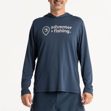 Miesten Huppari Adventer & Fishing Golon Uv-suojattu Hupullinen - Merensininen Mtsu772693af_l