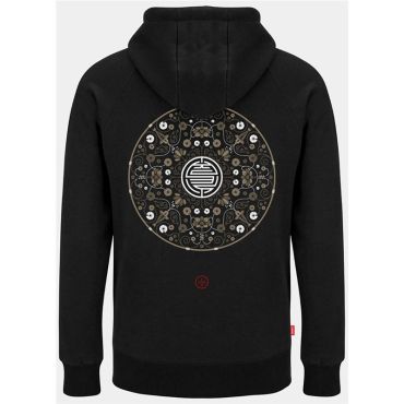 Miesten Huppari Kumu Lotus Hoodie - Musta Hdlot101