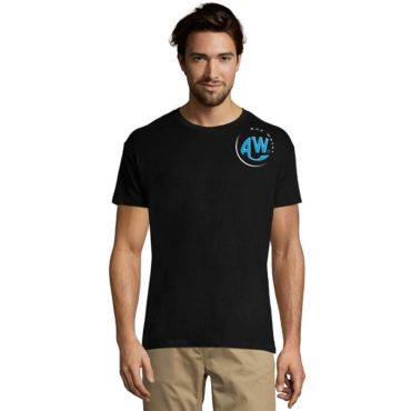 Miesten Lyhythihainen T-paita Any Water - Musta Tshirtl
