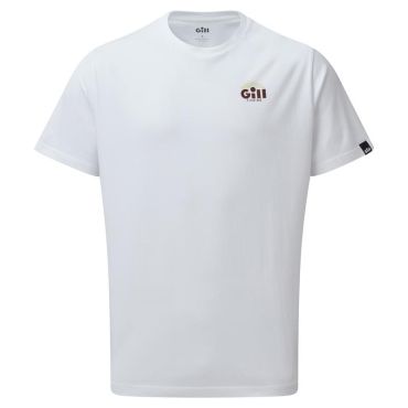 Miesten Lyhythihainen T-paita Gill Graphic - Valkoinen/suklaa Fg502-whipb-xl