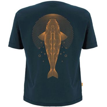 Miesten Lyhythihainen T-paita Kumu Tshirt Ripples - Sininen Tsrip106