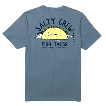 Miesten Lyhythihainen T-paita Salty Crew Baja Fresh Premium S/s Tee - Harmaa 20035442-state-xxl