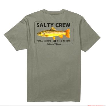 Miesten Lyhythihainen T-paita Salty Crew Browny Ss Tee - Dusty Olive 25035305e-dustyolive-m