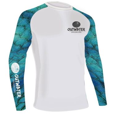 Miesten Pitkähihainen T-paita Outwater Camp One Fish Scale Ow-co-fs-xl