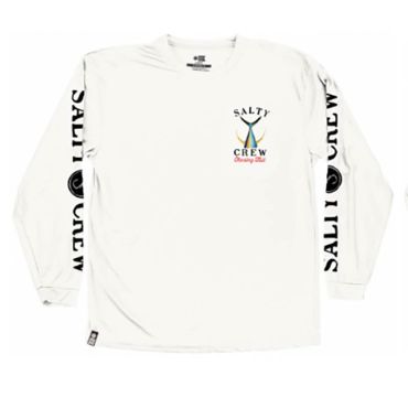 Miesten Pitkähihainen T-paita Salty Crew Tailed L/s Tech Tee Rashguard - Valkoinen 20135037-white-m