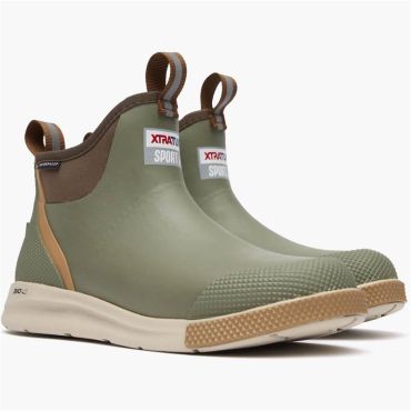 Miesten Saappaat Xtratuf Ankle Deck Boot Sport - Oliivinvihreä Adsm300-m08