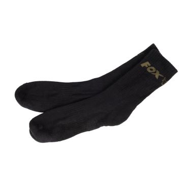 Miesten Sukat Fox Black Socks 3-pack - Musta Cfw254
