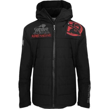Miesten Takki Hot Spot Design Spinning Adrenaline - Musta/punainen 010800204