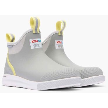 Naisten Saappaat Xtratuf Wmns Ankle Deck Boot Sport - Harmaa/keltainen Adsw108-w09