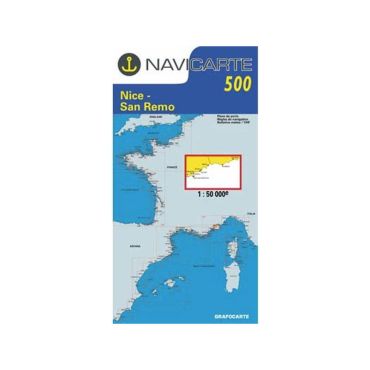 Navigointikartta Navicarte Nice - San Remo Na500500