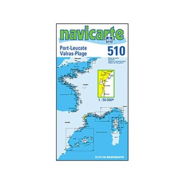 Navigointikartta Navicarte Port Leucate - Gruissan - Valras Na500510