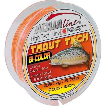 Nylon Aqualine Trout Tech Keltainen Oranssi 80315318