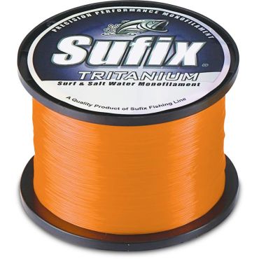 Nylon Sufix Tritanium 1/4 Lb Neon Orange 140650510