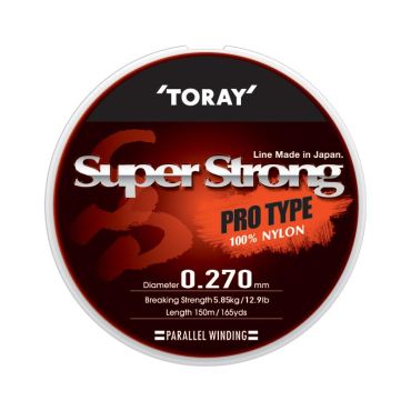 Nylon Toray Super Strong - 150m Läpinäkyvä Supsttran150-0.175