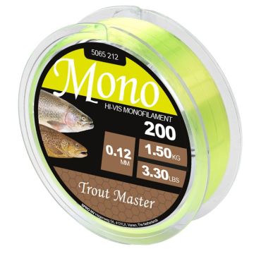 Nyloni Trout Master Hi-vis Mono - Keltavihreä - 200m 005065-00118-00000