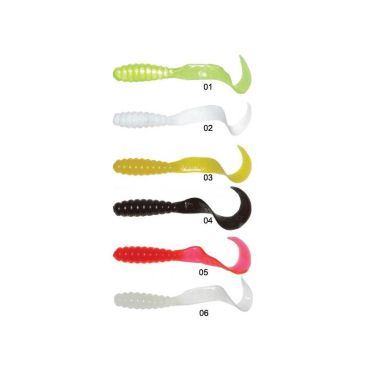 Pehmeä Viehe Mister Twister Twist 10cm - Pakkaus 8 Q4t1y