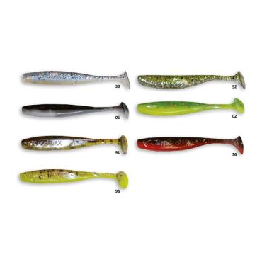 Pehmeä Viehe Relax Bass - 8.5cm - Pakkaus 5 Rebss3-l206b