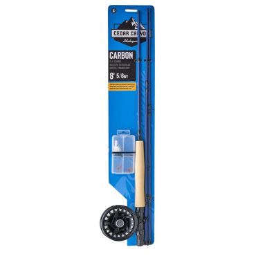 Perhokalastussetti Shakespeare Cedar Canyon Carbon Fly Kit 1591086