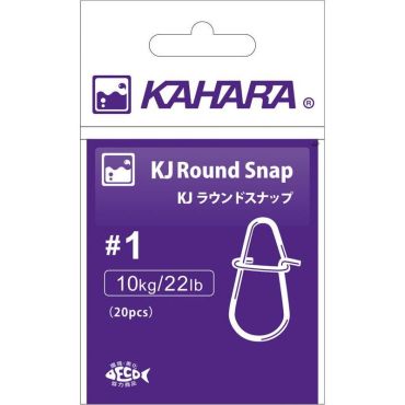 Petokalakiinnike Kahara Round Snap - Pakkaus 20 Kah-round-1
