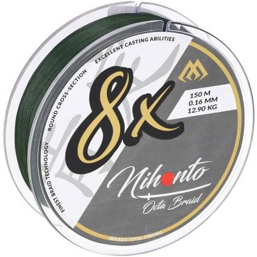 Punos Mikado Nihonto Octa Braid - Vihreä - 150m Z24g-008