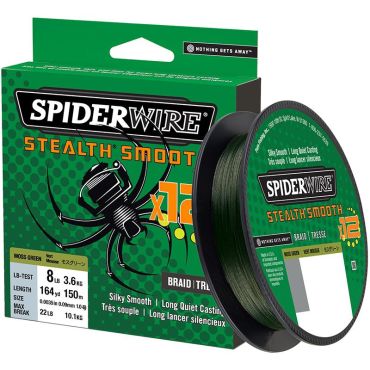 Punos Spiderwire Stealth Smooth 12 Braid - 2000m - Sammalenvihreä 1507417