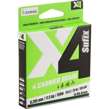 Punos Sufix X4 Braid - Lo-vis Vihreä Asu640876