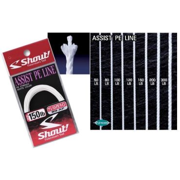 Punottu Siima Assist-koukkuun Shout Assist Pe 89ap200