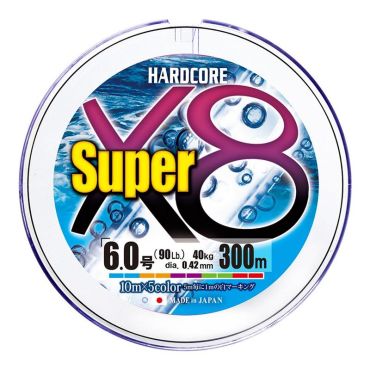 Punottu Siima Duel Hardcore Super 8x - 300m - Monivärinen Dyx8m60t