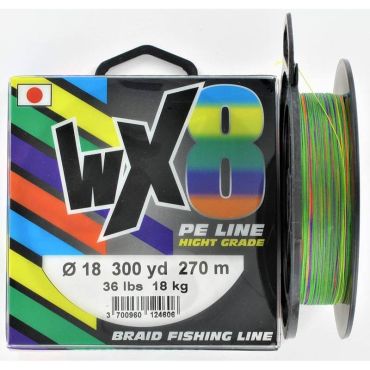 Punottu Siima Powerline Wx8 Monivärinen - 135m Wxm112