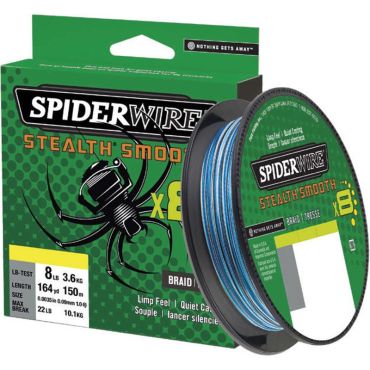 Punottu Siima Spiderwire Stealth Smooth 8 Blue Camo - 150m 1515721