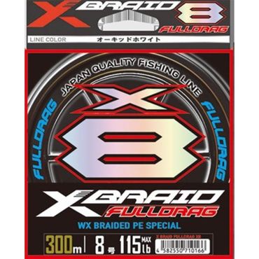 Punottu Siima X-braid X002 Fulldrag X8 Gp-d - 300m Xbraidfulldrx810