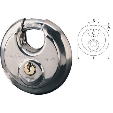 Riippulukko Master Lock Levylukko 63613