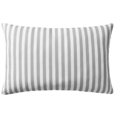 Garden cushions 2 pcs. Stripe pattern 60 x 40 cm Gray